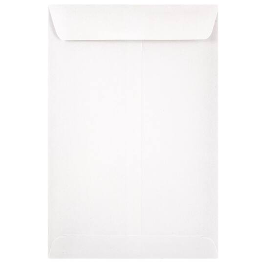 JAM Paper 6" x 9" White Open End Catalog Commercial Envelopes
